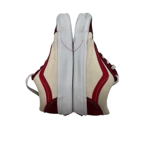 Vans Old Skool Red Cream Core Classics Sneakers Size 5 Women's (3.0 Men's) - Picture 6 of 8
